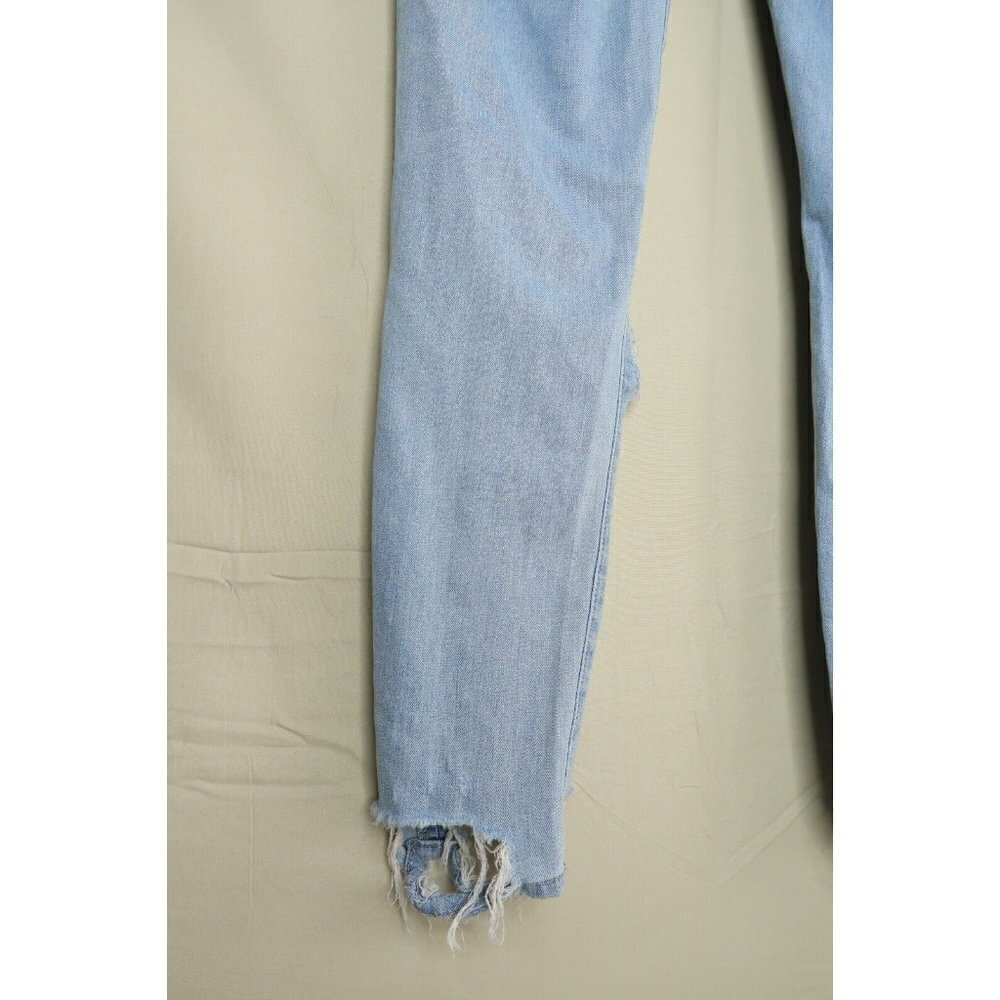 Lovers + Friends Logan Jeans Light Wash Distressed Destroyed Tapered Women's 29 - Picture 7 of 13
